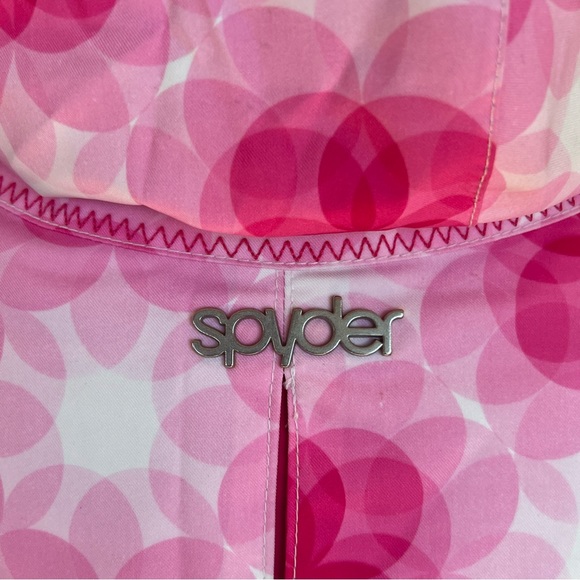 SPYDER KNOCKOUT JACKET SKI SNOWBOARD JACKET PINK/ WHITE SIZE 8 SAMPLE AUTHENTIC - Picture 10 of 16